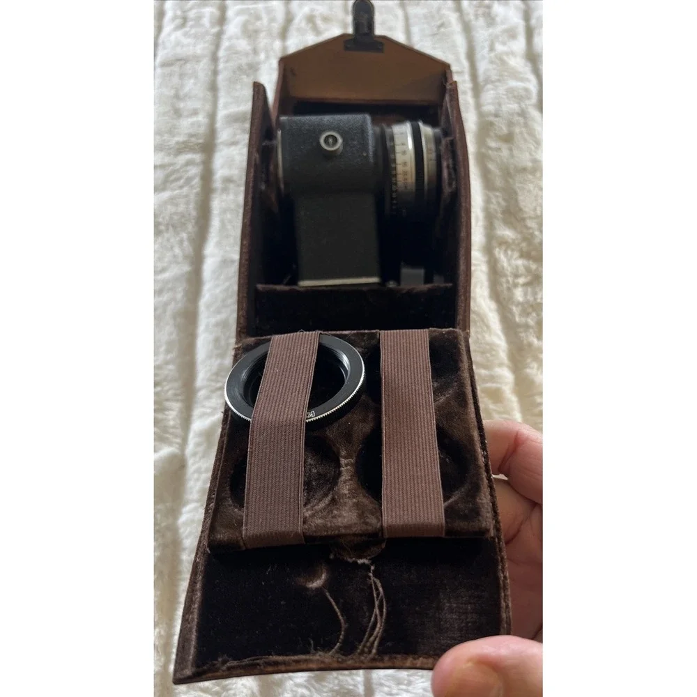Kilfitt Kilarscope W/ Leica M39‎ 90mm 3.5 Kilar C Lens Accessories Leather Case